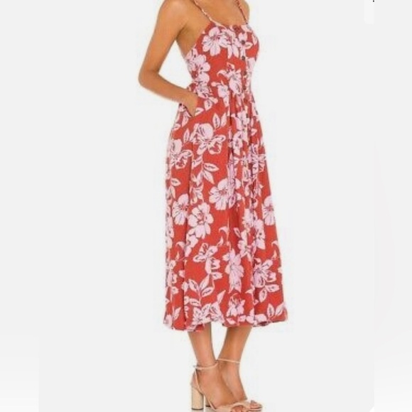Dresses & Skirts - Free People maxi sun dress.  Pockets. Fully lined
